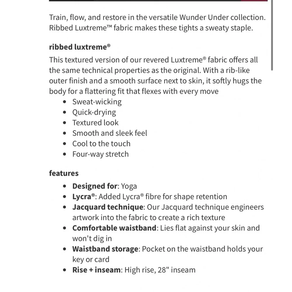 Lululemon Wunder Under High-Rise Tight 28 Luxtreme Camo White‎ W5CQSS 4